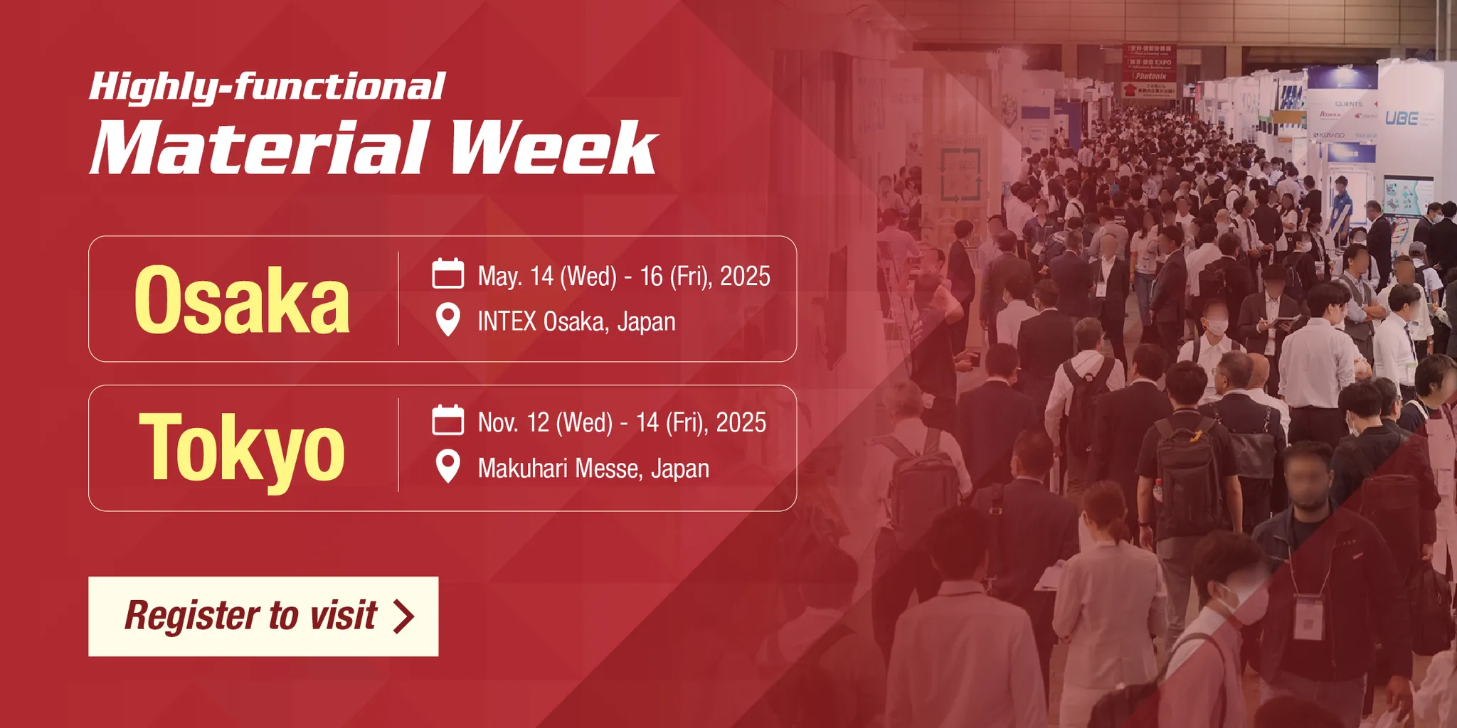 13th Highly-functional Material Week OSAKA